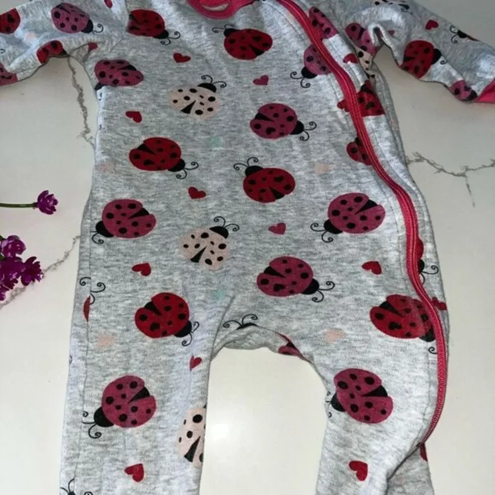 Koala Baby Ladybug Onesie Button Down 6 Months
